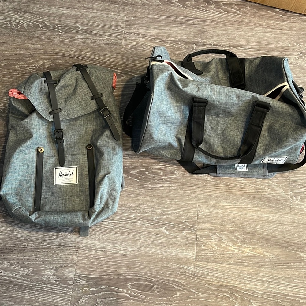 Herschel Duffle Bag Set Grey